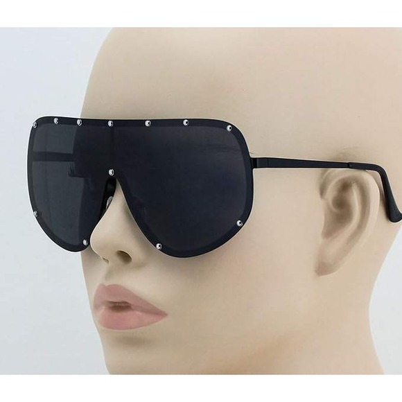 Oversized Shield Sunglasses Women Polarized UV400 Protection‎ Fashion Visor New - Picture 1 of 6
